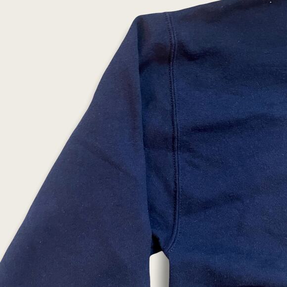 Jerzees Blue basic Crewneck Sweatshirt medium - Picture 2 of 4